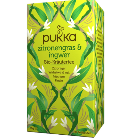 Pukka Zitronengras & Ingwer Bio-Tee (20 Beutel)