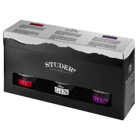Studer coffret cadeau 3 gin acheter en ligne | Kitchencorner