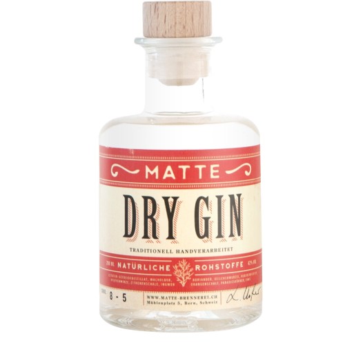 Matte Brennerei Dry Gin (2dl)