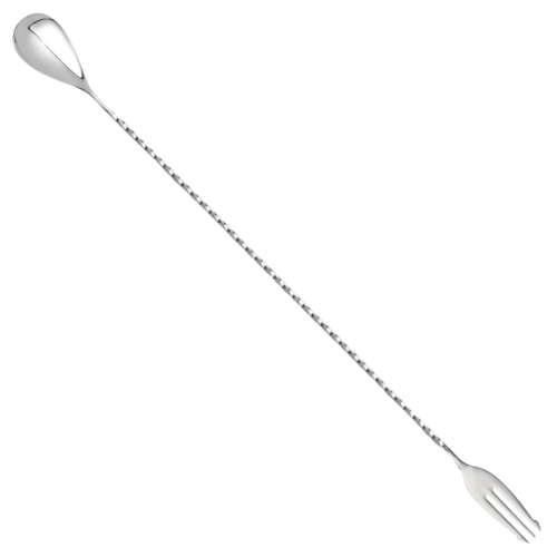 Dreizack Barlöffel silber (400mm) kaufen | Kitchencorner
