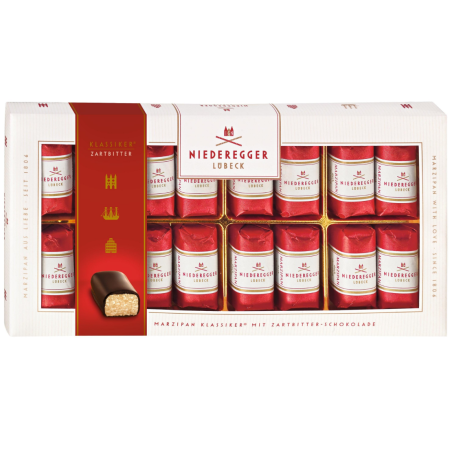 Buy Niederegger Lübeck classic chocolates with dark chocolate (200g) | Kitchencorner