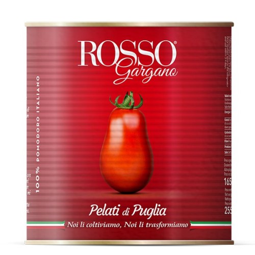 Rosso Gargano Acquista Pelati di Puglia (2,5kg) | Kitchencorner