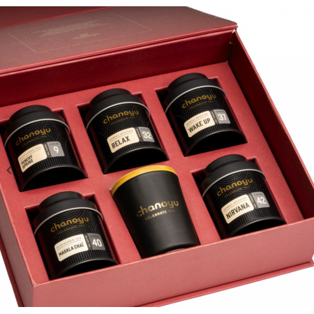 acquista il set di tè biologico chanoyu Namasté Box (6 pezzi) | Kitchencorner