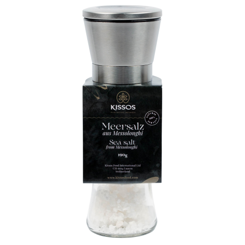 Acheter KISSOS sel de mer de Messolonghi (190g) | Kitchencorner
