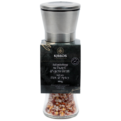 Acquista la Miscela di sale KISSOS calda e piccante (160g) | Kitchencorner