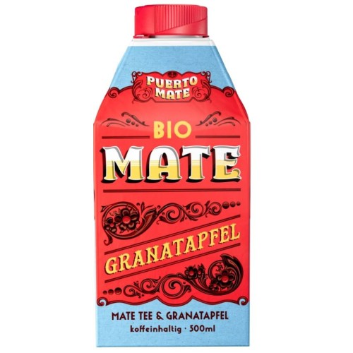 Buy Puerto Mate Iced Tea Pomegranate (500ml) online | Kitchencorner