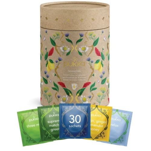 Pukka Lieblingstee Geschenkdose Bio (30 Beutel)