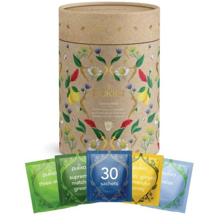 Pukka Thé préféré boîte cadeau bio (30 sachets)