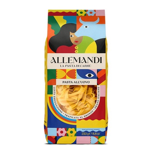Tagliatelle all'uovo Allemandi (250g) - Premium Eiernudeln aus Italien